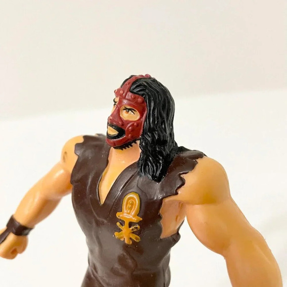 Vtg 1997 Mankind BendEms WWF Just Toys 5 Inch Tall Action  Figure - Picture 12 of 14